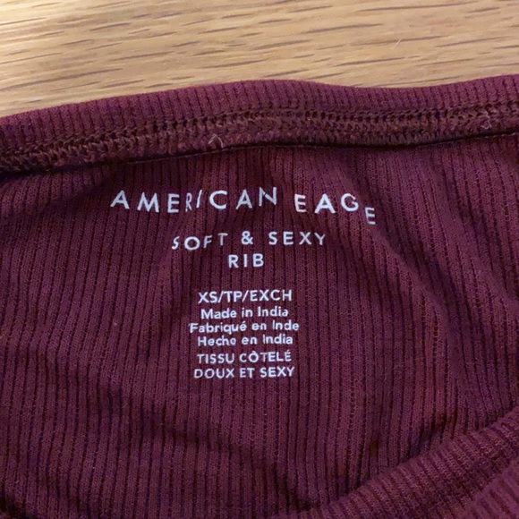American Eagle ribbed tube top - Picture 2 of 3